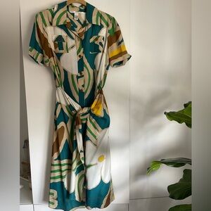 Diane Von Furstenberg beautiful print silk dress